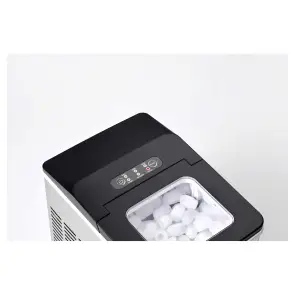 Ледогенератор бытовой Sencor SIM3400SS, 150 Вт, 12 кг/сутки, объем 1.8л, приготовление за 7 мин, 2 размера льда, серый №9