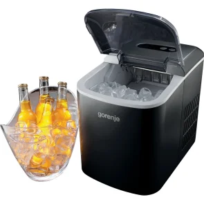 Льодогенератор побутовий Gorenje, 12кг/добу, 2.2л, дисплей, чорний №8