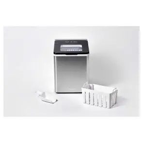 Ледогенератор бытовой Sencor SIM3400SS, 150 Вт, 12 кг/сутки, объем 1.8л, приготовление за 7 мин, 2 размера льда, серый №11