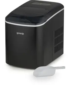Льодогенератор побутовий Gorenje, 15кг/добу, 2,2л, чорний №6