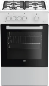 Плита Beko газова, 55л, 50x60см, білий №1