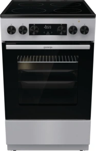 Плита Gorenje електрична склокерамічна, 70л, 50x60см, дисплей, програматор, сірий №1