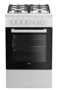Плита Beko комбинированная, 60л, 50x60см, конвекция, белый №1