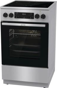 Плита Gorenje электрическая стеклокерамическая, 70л, 50x60см, дисплей, программатор, нерж. №3
