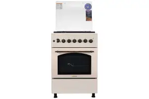 Плита ARDESTO комбі Line-R, 53л, 60x60см, конвекція, чавун, підсвічування, форсунки LPG (підключення газового балона), кремовий №2