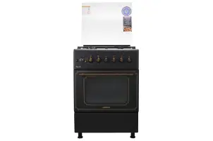 Плита ARDESTO комбі Line-R, 53л, 60x60см, конвекція, чавун, підсвічування, форсунки LPG (підключення газового балона), чорний №2