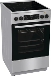 Плита Gorenje электрическая стеклокерамическая, 70л, 50x60см, дисплей, программатор, нерж. №4