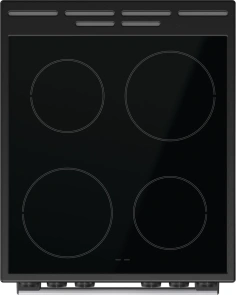 Плита Gorenje електрична склокерамічна, 70л, 50x60см, дисплей, програматор, сірий №8