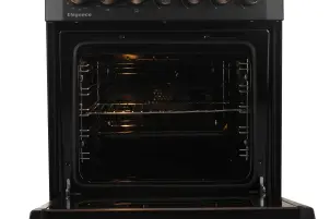 Плита ARDESTO комбі Elegance, 66л, 60x60см, конвекція, чавун, підсвічування, форсунки LPG (підключення газового балона), знімні направляючі, чорний №10