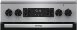 Плита Gorenje электрическая стеклокерамическая, 70л, 50x60см, дисплей, программатор, нерж. №7