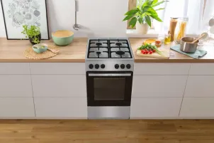 Плита Gorenje газовая, 70л, 50x60см, чугун, нерж. №3
