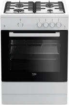 Плита Beko газова, 60л, 60x60см, білий