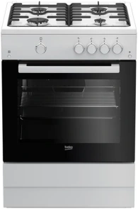 Плита Beko газова, 60л, 60x60см, білий №1