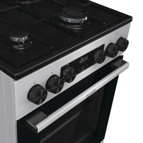 Плита Gorenje комбинированная, 62л, 50x60см, дисплей, IconLed, эмалированные, титан. №5