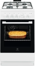 Плита Electrolux газовая, 57л, 50x60см, белый