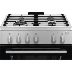 Плита Electrolux газовая, 59л, 60x60см, чугун, нерж. №3