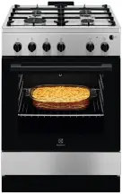 Плита Electrolux газовая, 59л, 60x60см, нерж.