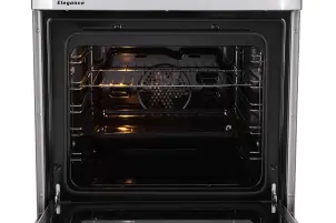 Плита ARDESTO комбі Elegance, 66л, 60x60см, конвекція, чавун, підсвічування, форсунки LPG (підключення газового балона), знімні направляючі, сірий №9