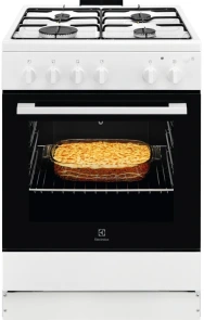 Плита Electrolux газовая, 59л, 60x60см, белый №1