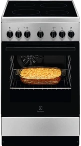 Плита Electrolux электрическая стеклокерамическая, 58л, 50x60см, конвекция, пара, нерж. №1