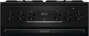 Плита Gorenje комбинированная, 62л, 50x60см, дисплей, IconLed, эмалированный, черный №5