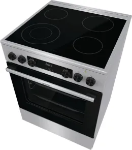 Плита Gorenje електрична склокерамічна, 71л, 60x60см, дисплей, програматор, нерж №10