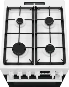 Плита Electrolux комбинированная, 57л, 50x60см, дисплей, конвекция, чугун, белый №3