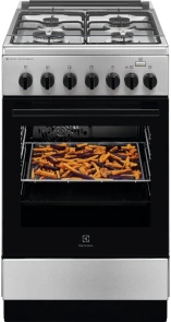 Плита Electrolux комбинированная, 58л, 50x60см, конвекция, пара, нерж. №1