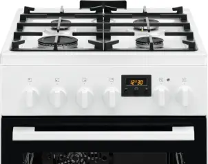 Плита Electrolux комбинированная, 57л, 50x60см, дисплей, конвекция, чугун, белый №4