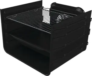 Плита Gorenje комбинированная, 62л, 50x60см, дисплей, IconLed, эмалированный, черный №9