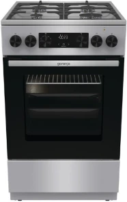 Плита Gorenje комбинированная, 70л, 50x60см, дисплей, чугун, нерж. №1