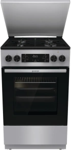 Плита Gorenje комбинированная, 70л, 50x60см, дисплей, IconLed, эмалированные, нерж. №1