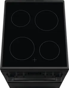Плита Electrolux электрическая стеклокерамическая, 57л, 50x60см, дисплей, конвекция, черный матовый №4