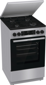 Плита Gorenje комбинированная, 70л, 50x60см, дисплей, IconLed, эмалированные, нерж. №4
