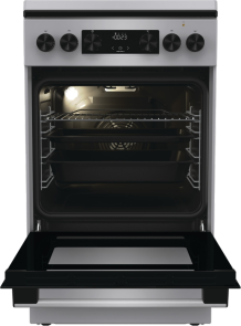Плита Gorenje комбинированная, 70л, 50x60см, дисплей, IconLed, эмалированные, нерж. №5