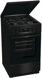 Плита Gorenje комбинированная, 70л, 50x60см, чугун, черный, дисплей. №3