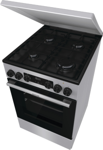 Плита Gorenje комбинированная, 70л, 50x60см, дисплей, IconLed, эмалированные, нерж. №8