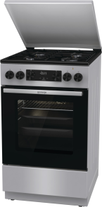 Плита Gorenje комбинированная, 70л, 50x60см, дисплей, IconLed, эмалированные, нерж. №9