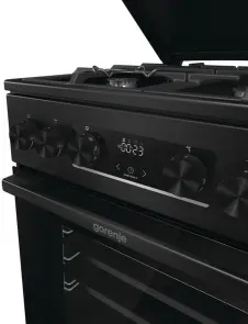 Плита Gorenje комбинированная, 70л, 50x60см, чугун, черный, дисплей. №5