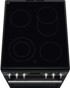 Плита Electrolux электрическая стеклокерамическая, 58л, 50x60см, конвекция, пара, черный №3