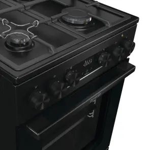 Плита Gorenje комбинированная, 70л, 50x60см, чугун, черный, дисплей. №7
