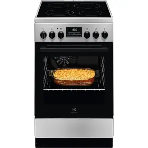 Плита Electrolux электрическая стеклокерамическая, 57л, 50x60см, дисплей, конвекция, нерж. №2