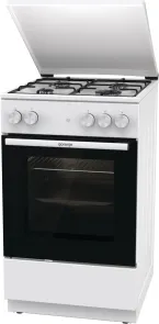 Плита Gorenje газовая, 70л, 50x60см, эмалированная, с крышкой, белый №4