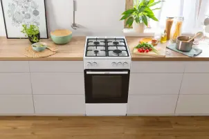 Плита Gorenje газова, 70л, 50x60см, чавун, білий №3