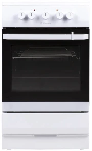 Плита Hansa электрическая стеклокерамическая, 67л, 50x60см, белый №7