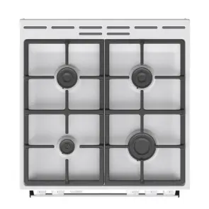 Плита Gorenje газовая, 72л, 60x60см, чугун, белый №4