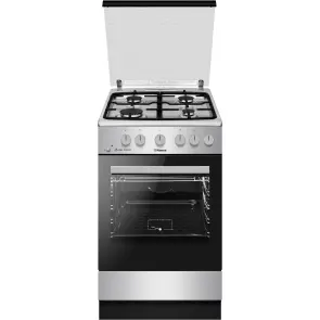 Плита Hansa газова, 50x60см, 71л, чавун, газ контр., нержавіюча сталь №2