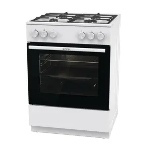 Плита Gorenje газовая, 72л, 60x60см, чугун, белый №6