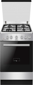 Плита Hansa газова, 50x60см, 71л, чавун, газ контр., нержавіюча сталь №4