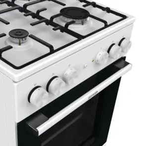 Плита Gorenje комбінована, 68л, 50x60см, емальовані реш, з кришкою, білий №11